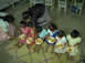 Children eating lunch at their school in Ranaketugana village