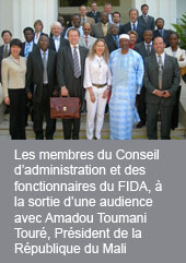 Visite au Mali d’Administrateurs, de membres du Comité de l'évaluation et de fonctionnaires du FIDA 