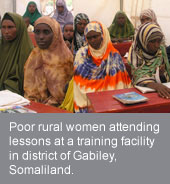 Empowering rural Somali women to overcome poverty