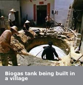 Biogas tank