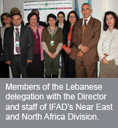 IFAD to focus its interventions in Lebanon on water and markets