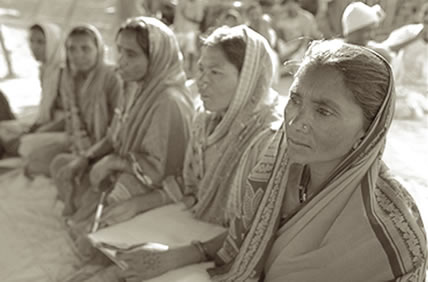 A women’s group in Andhra Pradesh, India, explores innovative ways of pooling resources that can then be distributed as loans