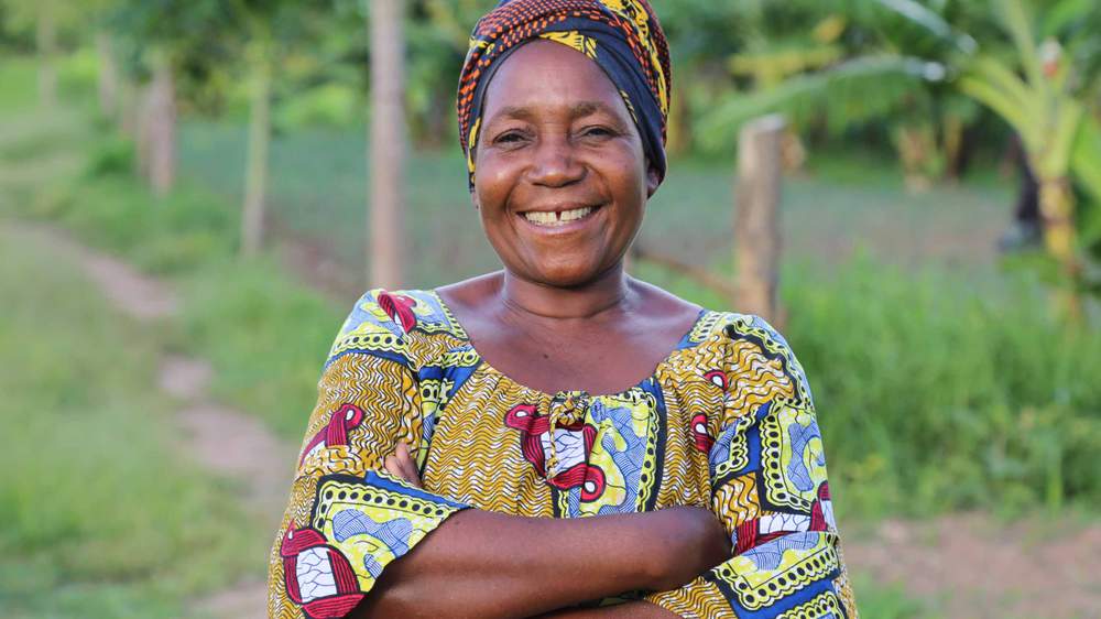 The training, seeds and fertilizer helped her increase yields and earn a much higher profit for her family. Photo: IFAD